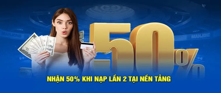 Nạp Lần 2 Tặng 50% Tại Nhà Cái RS8 - Nhận NgayTiền Thưởng